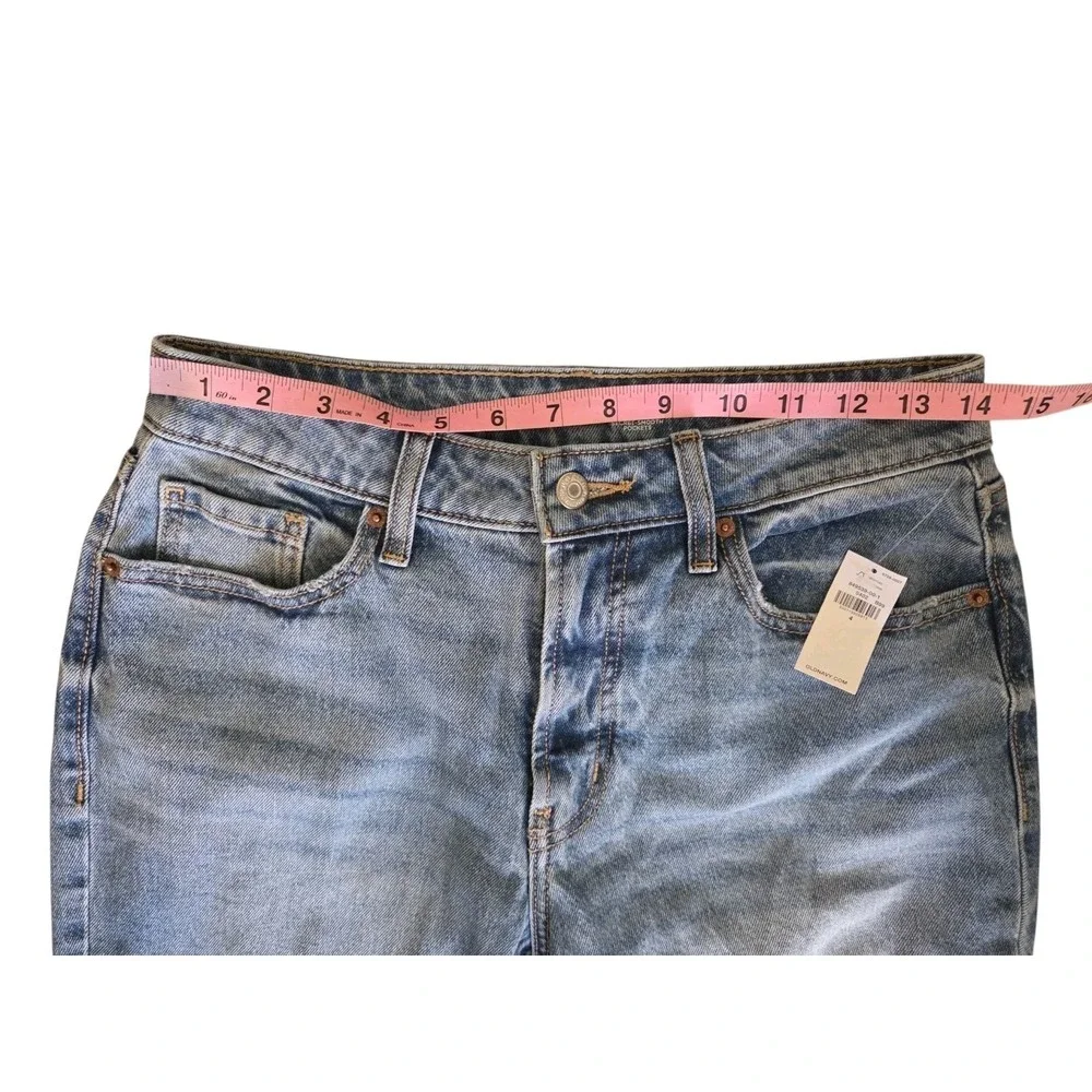 Old Navy High-Rise Curvy OG Straight Blue Jeans 4 NWT 28x27